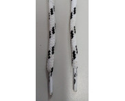 Cadarço Roliço 75 CM - 72 Pares - Branco/Preto - Ref. ACR 1011 - 100% Poliéster